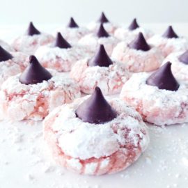 functional image pink velvet chocolate cookies in formation