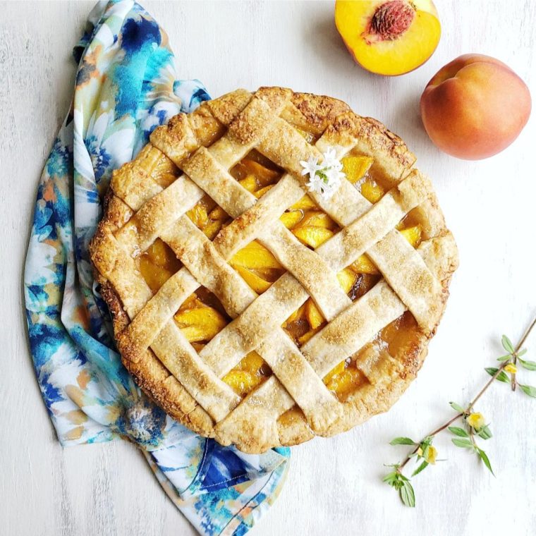 recipe for peach pie pie with peaches rustic pie