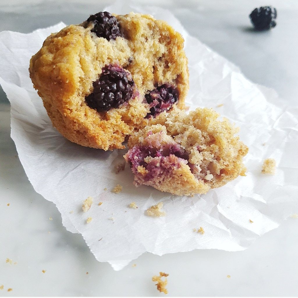 blackberry muffins with oatmeal crumb photo fresh blackberries