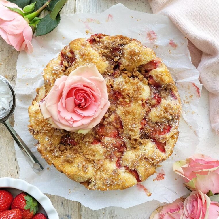 Strawberry Crumb Cake